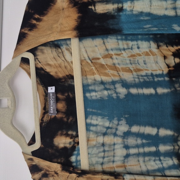 EARTHBOUND Blue and Brown Tie-Dye Jacket - Picture 4 of 5